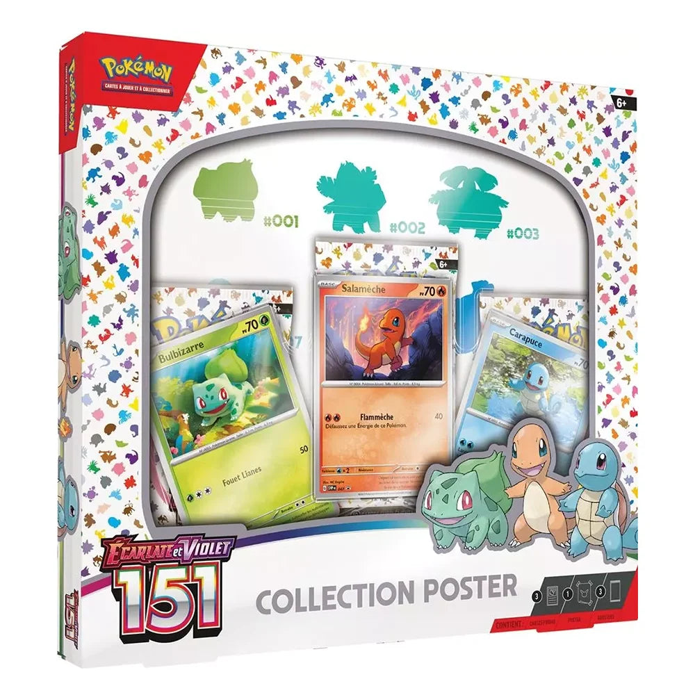 Pokemon EV03.5 – Écarlate et Violet 151 – Coffret Poster Pokémon 151