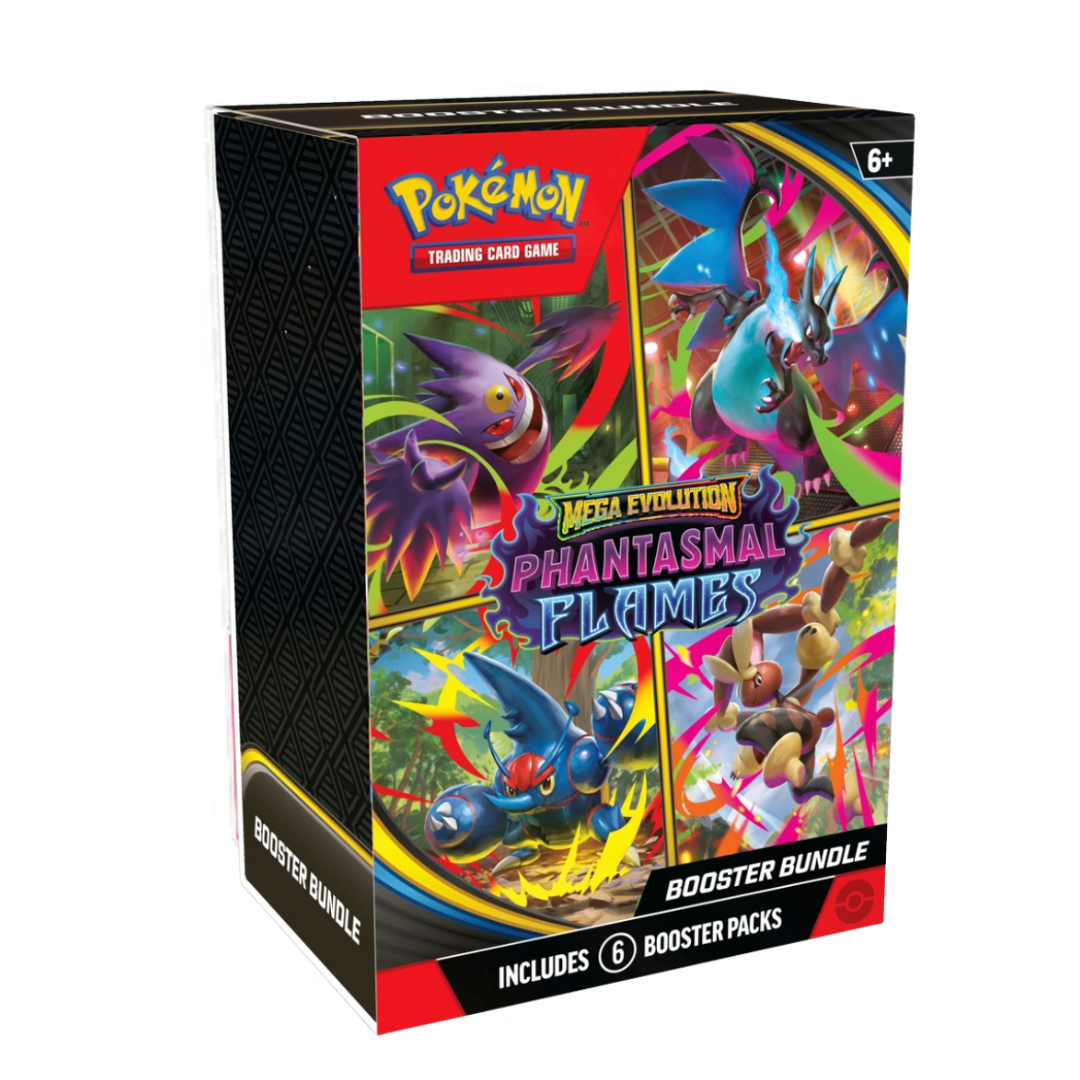 Bundle – Lot de 6 Boosters – Pokémon ME02 : Flammes Fantasmagoriques – FR