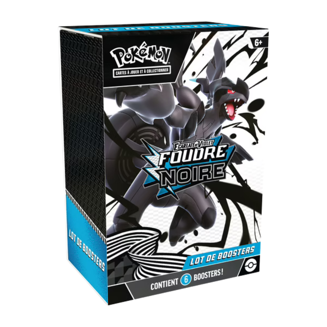 Bundle - Lot de 6 Boosters – Pokémon EV10.5 : Foudre Noire (Écarlate & Violet)